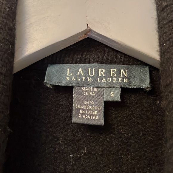 Lauren Ralph Lauren Zipped Lambswool Bomber Jacket, Size S - Picture 4 of 5